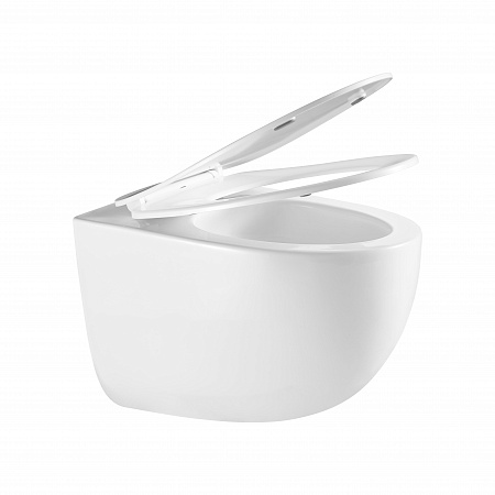 Подвесной унитаз безободковый Terminus Енисей Monolit 560х390 белый Ставрополь - фото 7