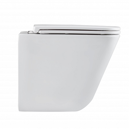 Подвесной унитаз безободковый Terminus Ватикан Monolit 490х340 белый Ставрополь - фото 4